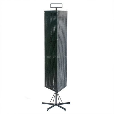 exhibición de Pegboard de la joyería de la altura de la anchura 165m m de 42m m, tres lados que giran el tenedor del folleto, estante de exhibición del supermercado