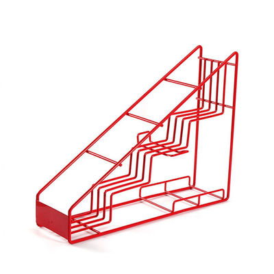 Estante de exhibición de la escalera de la botella de cristal del estante del almacenamiento del metal de la botella del jarabe