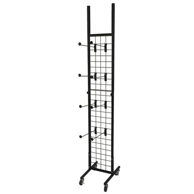 organizador Rack, negro de la ropa de la altura de la anchura 1800m m de 300m m del soporte de la ejecución de Chappal