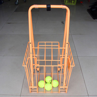 Carros de la enseñanza del tenis de la longitud de la anchura 350m m del plegamiento 300m m del estante del almacenamiento del equipo de deportes, capacidad grande de la bola