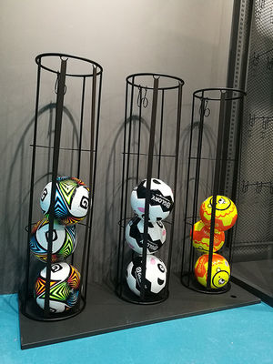 Piso que coloca el almacenamiento de la bola de los deportes del garaje de H1020mm W270mm, estante vertical del almacenamiento del baloncesto