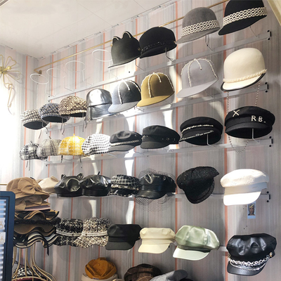 Hogar del soporte de estante de exhibición del sombrero del tapiz 5 - 20