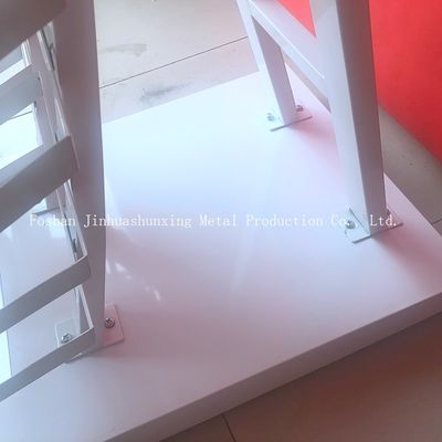 estante de exhibición de la muestra de la altura 320*480 milímetro de 2050m m, estantes de exhibición de cristal con blanco