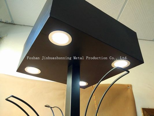 Los accesorios del coche de L700mm W700mm exhiben el estante, soportes de exhibición del casco con el gancho