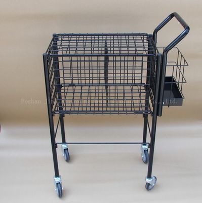 la altura 800m m de la longitud 600m m carretilla de las compras de 4 ruedas, carros TUV de la pelota de tenis aprueba