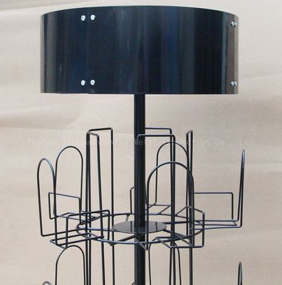 estante giratorio de la literatura de la altura de la longitud 1708m m de 524m m, estante de libro del hilandero 360 grados