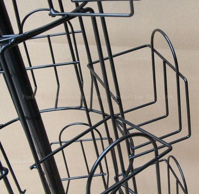 estante giratorio de la literatura de la altura de la longitud 1708m m de 524m m, estante de libro del hilandero 360 grados