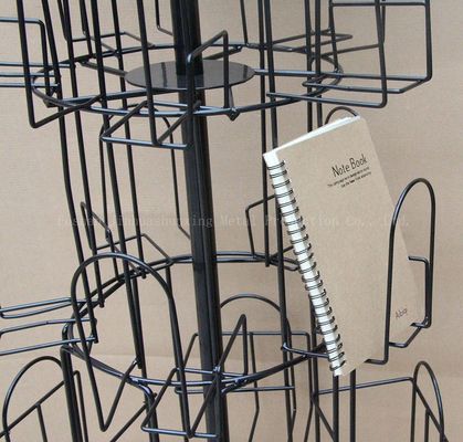 estante giratorio de la literatura de la altura de la longitud 1708m m de 524m m, estante de libro del hilandero 360 grados