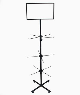 3 estante de exhibición giratorio de la altura de la anchura 1780m m de las gradas 550m m para la caja del teléfono