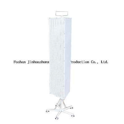 exhibición de Pegboard de la joyería de la altura de la anchura 165m m de 42m m, tres lados que giran el tenedor del folleto, estante de exhibición del supermercado