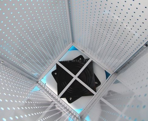 el estante de exhibición giratorio de la altura de la longitud 1440m m de 540m m, Pegboard giratorio exhibe cuatro echados a un lado