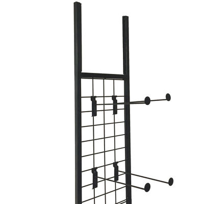 organizador Rack, negro de la ropa de la altura de la anchura 1800m m de 300m m del soporte de la ejecución de Chappal