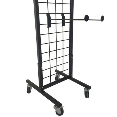 organizador Rack, negro de la ropa de la altura de la anchura 1800m m de 300m m del soporte de la ejecución de Chappal