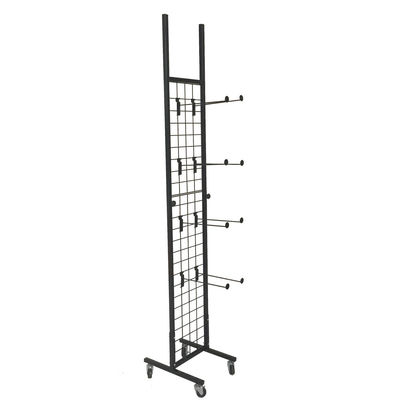 organizador Rack, negro de la ropa de la altura de la anchura 1800m m de 300m m del soporte de la ejecución de Chappal