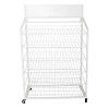 Soporte de Mesh Wire Storage Display Rack de las mercancías del pan de la panadería con las ruedas