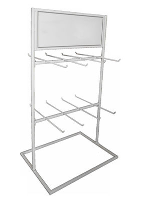 Teléfono de encargo Shell Hanging Metal Display Rack del auricular de los accesorios del teléfono móvil