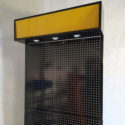 Estante de exhibición de la altura 2200m m Pegboard de la profundidad 400m m para los accesorios del teléfono móvil