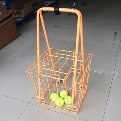 Carros de la enseñanza del tenis de la longitud de la anchura 350m m del plegamiento 300m m del estante del almacenamiento del equipo de deportes, capacidad grande de la bola