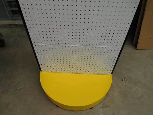 Estante de exhibición de la batería de coche de la anchura del certificado 650m m del TUV Pegboard