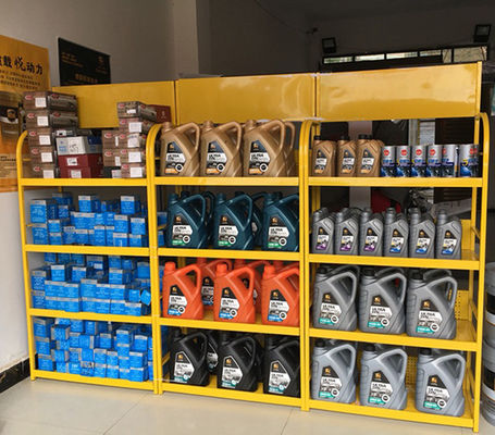 Los accesorios de encargo del coche del supermercado que dejan de lado exhiben para atormentar blanco amarillo verde