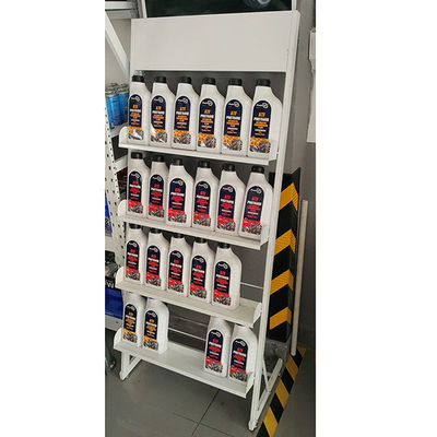 Estantería blanca de la exhibición de la profundidad 300m m de la altura 1500m m del estante de exhibición del producto para las tiendas al por menor