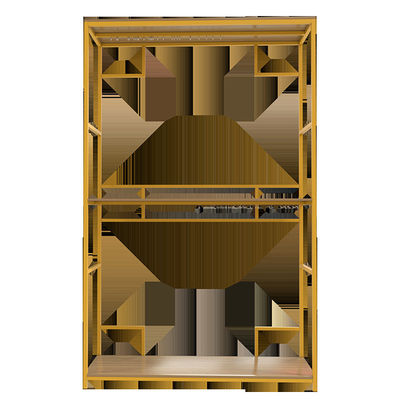Gabinete de Rack Display del organizador de la ropa de la altura de la profundidad 407m m de la capa doble 255m m con la cerradura