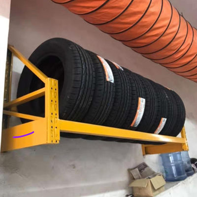 El estante de encargo de la LH Logo Heavy Duty Tire Rack, neumático del tapiz atormenta el estante de exhibición espesado, de acero para la tienda
