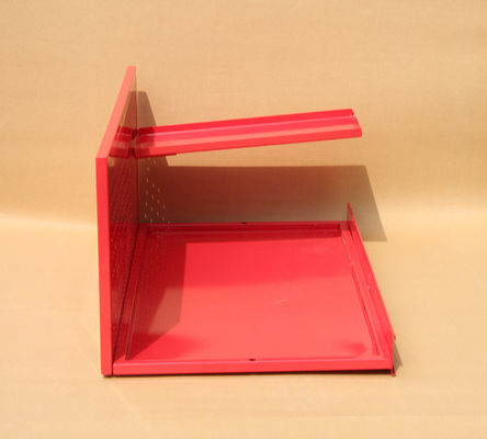Estante de exhibición de Pegboard de la aprobación de HongChuang TUV de la capa del poder Mini Size