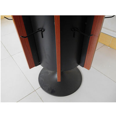 Estante de exhibición giratorio de W350mm L350mm, exhibición al por menor giratoria para la tarjeta cómica