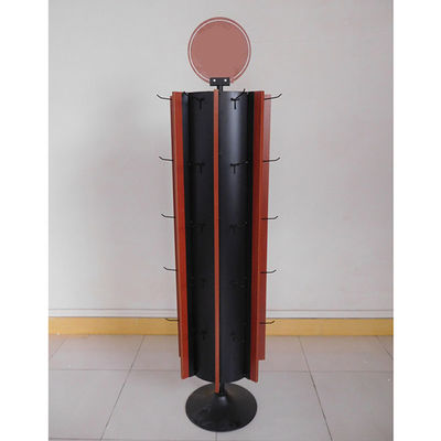 Estante de exhibición giratorio de W350mm L350mm, exhibición al por menor giratoria para la tarjeta cómica