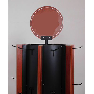 Estante de exhibición giratorio de W350mm L350mm, exhibición al por menor giratoria para la tarjeta cómica
