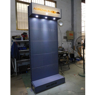Estante de moda del alambre de Pegboard de la longitud de la profundidad 1030m m de 375m m con el gancho