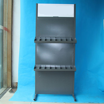 Cara doble resistente del estante de exhibición de la profundidad 485m m Pegboard de la anchura 485m m
