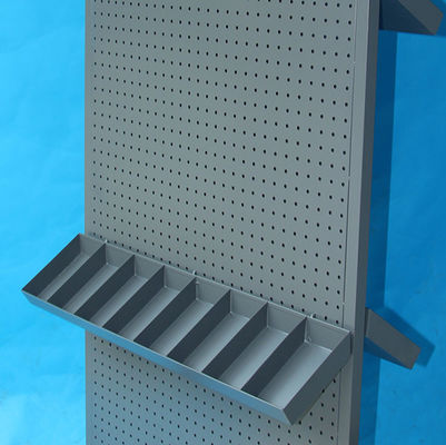 Cara doble resistente del estante de exhibición de la profundidad 485m m Pegboard de la anchura 485m m
