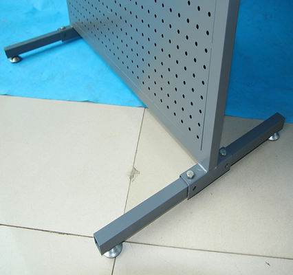 Cara doble resistente del estante de exhibición de la profundidad 485m m Pegboard de la anchura 485m m