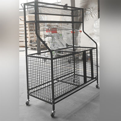 42inch organizador Rack With Baskets del equipo de deportes de la longitud de la altura 36inch y ganchos