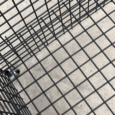 Carretilla de la jaula de Warehouse que hace compras, carretilla resistente 945*965*760m m de la jaula