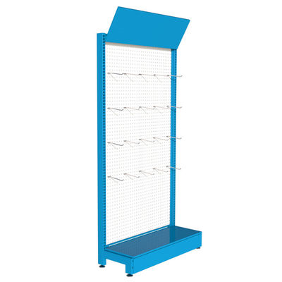 Los estantes de exhibición del supermercado del ODM almacenan el soporte accesorio del metal de Pegboard de la herramienta al por menor del torage