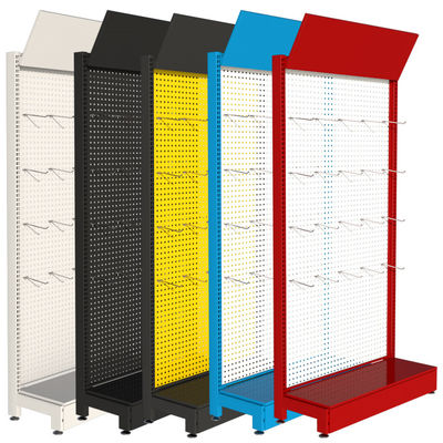 Los estantes de exhibición del supermercado del ODM almacenan el soporte accesorio del metal de Pegboard de la herramienta al por menor del torage