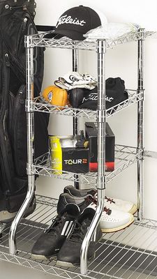 Estante del alambre de acero de Rack Heavy Duty del organizador del equipo de golf del TUV