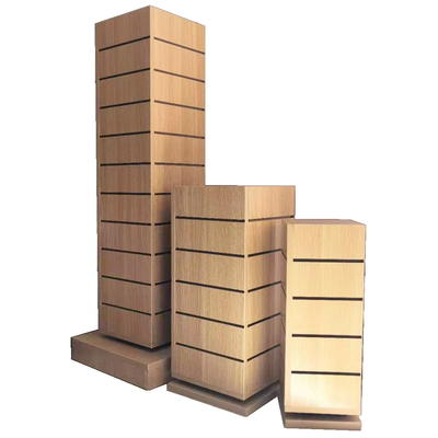 Estantes de exhibición giratorios de madera de 10 capas para la joyería de la tienda al por menor